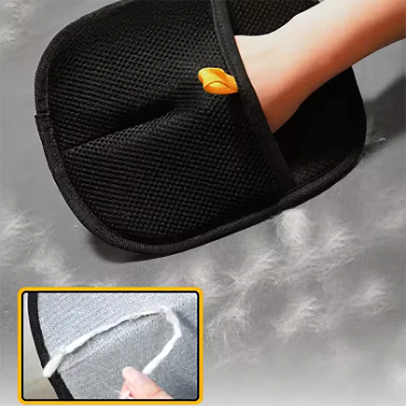 Pet Electrostatic Hair Removal Gloves Cat and Dog Hair Removal Gloves Adhesive Gloves Carpet Clothes Hair Cleaning Brush