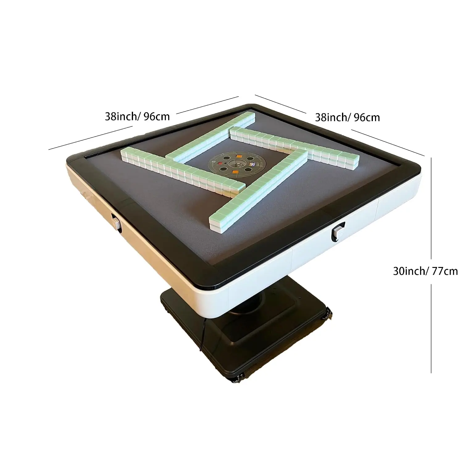 Sifang City (42mm/1.6inch) Chinese Style Folding Automatic Mahjong Table, American 110V, 8ft Cable, Includes 2, Customized