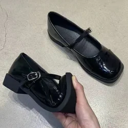 Platform Mary Jane Women Shoes Fashion French Pu Shoes Female Student Japanese Style Jk Uniform Dress Women's Shoes 2024