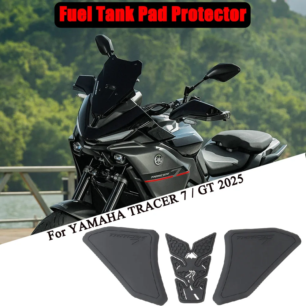 

Apply To For YAMAHA TRACER 7/GT 2025 Fuel Tank Pad Protector, Non-Slip Waterproof Motorcycle Cover Grip Guard Durable Rubber