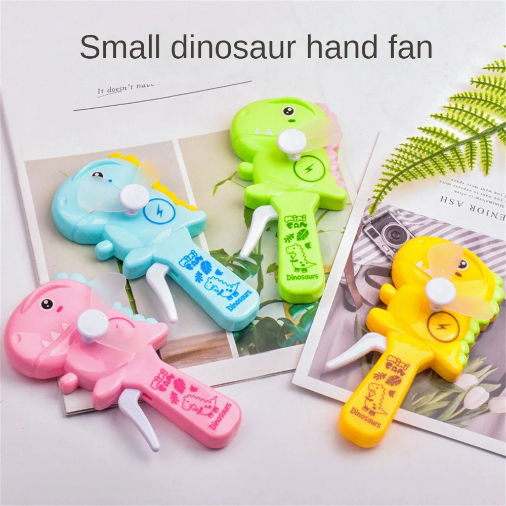 Handheld Fan Hand-pressed Fun Modeling Mini Portable Fan Manual Fan Babys Toy Cute Cartoon Hand Pressure Fan Toy Colorful