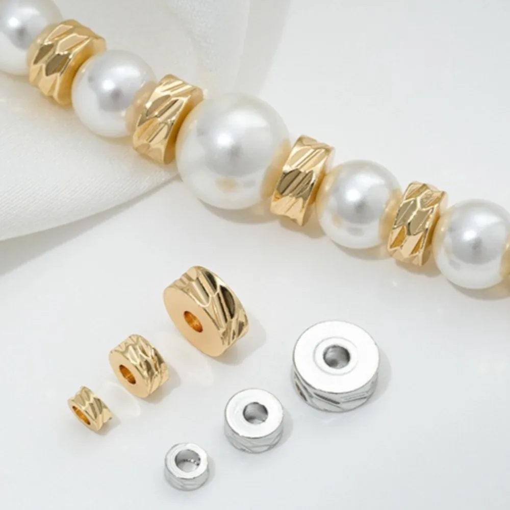 

Медная бусина 14-каратного золота, граненый пакет, цветок, разделитель плоского листа, сделай сам, разделитель бисера, браслет, ожерелье, ювелирные изделия Materia