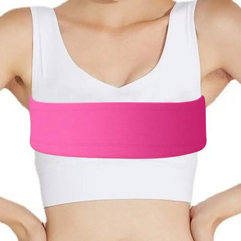 Breast Support Band Anti Bounce No-Bounce Adjustable Training Athletic Chest Wrap Belt Bra Alternative Workout Accessories Women