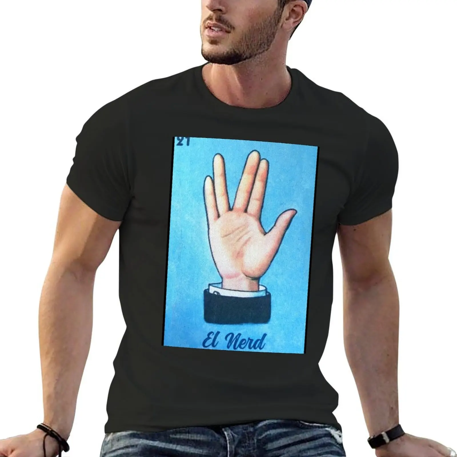 la mano T-Shirt oversized t shirt hippie clothes anime figures plus size tops Short sleeve tee men