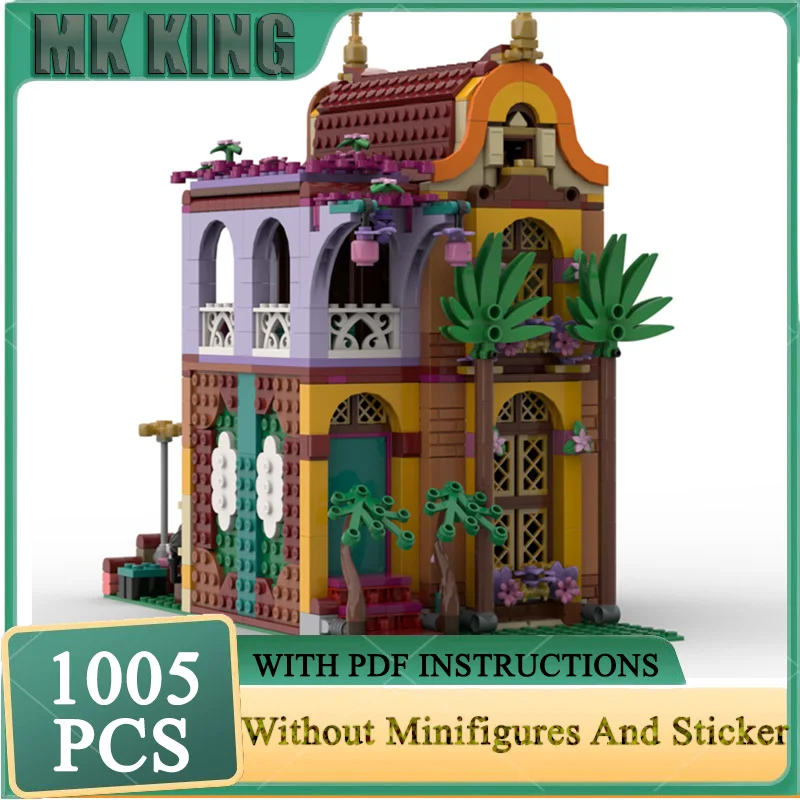 مدينة عرض الشارع نموذج Moc اللبنات مسحور منزل نموذج التكنولوجيا الطوب DIY بها بنفسك المشهد الشهير تجميع اللعب الهدايا