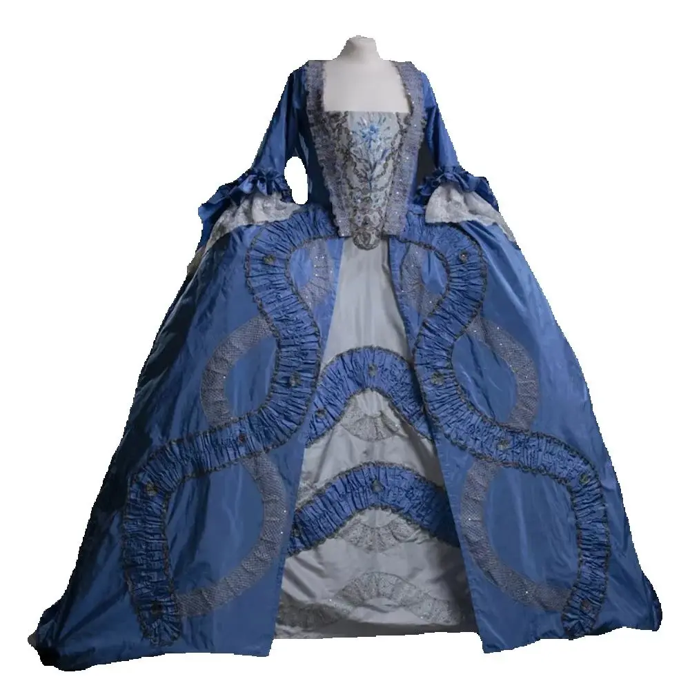 

18th Century Reenactment Costume Victorian Royal Rococo Baroque Duchess Dress Marie Antoinette Ball Gown Robe A La Francaise