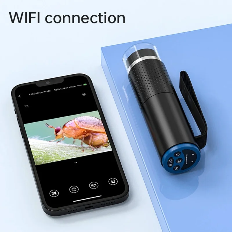 High Quality 50X-1000X Wireless Digital Microscope Wifi Endoscope Camera Handheld Microscope For IOS Android PC Inspection
