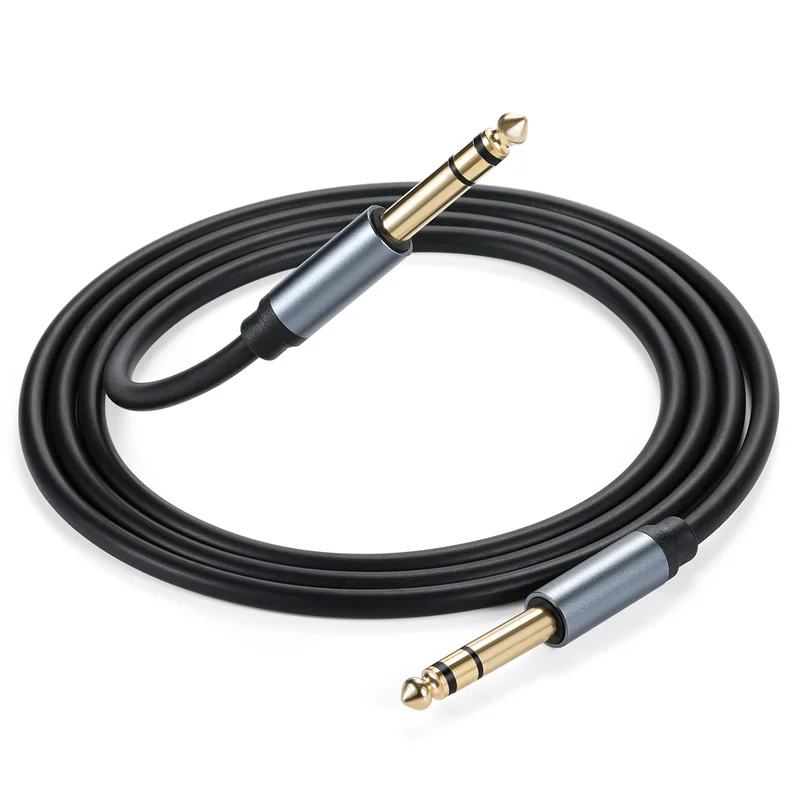 1/4 Inch TRS Instrument Cable Straight 6.35mm Male Jack Stereo Audio Interconnect Cord 6.35 mm Balanced Line 0.3m 1.8m 3m 5m 10m