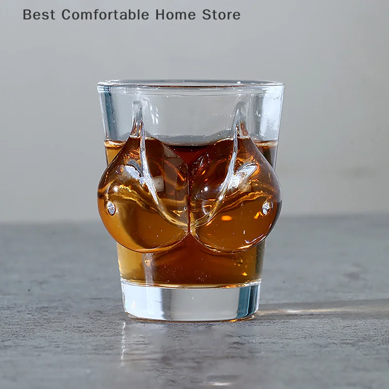 Novel Transparent Beer Glass Shaped As Human Body, Whimsical Wine Glass for Men and Women, Ideal for Cocktails, Coffee, Juice