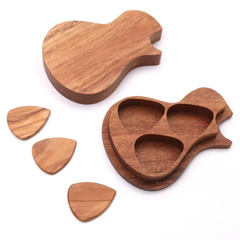 

Wood Guitar Picks Cool Guitar Accessories Wooden Guitar Pick Box Cool Guitar Accessories For Electric Acoustic Bass For Music