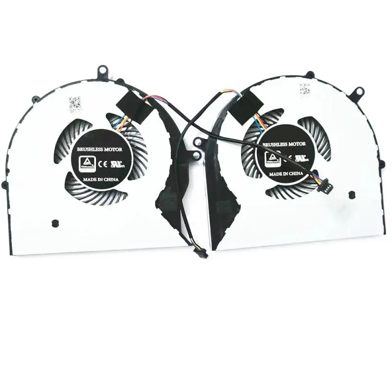 WYORESY New CPU cooling Fan & GPU Fan For ASUS FX63V FX63VM FZ63VM FX63VM7300 GL703 VM DC12V 0.4A radiator