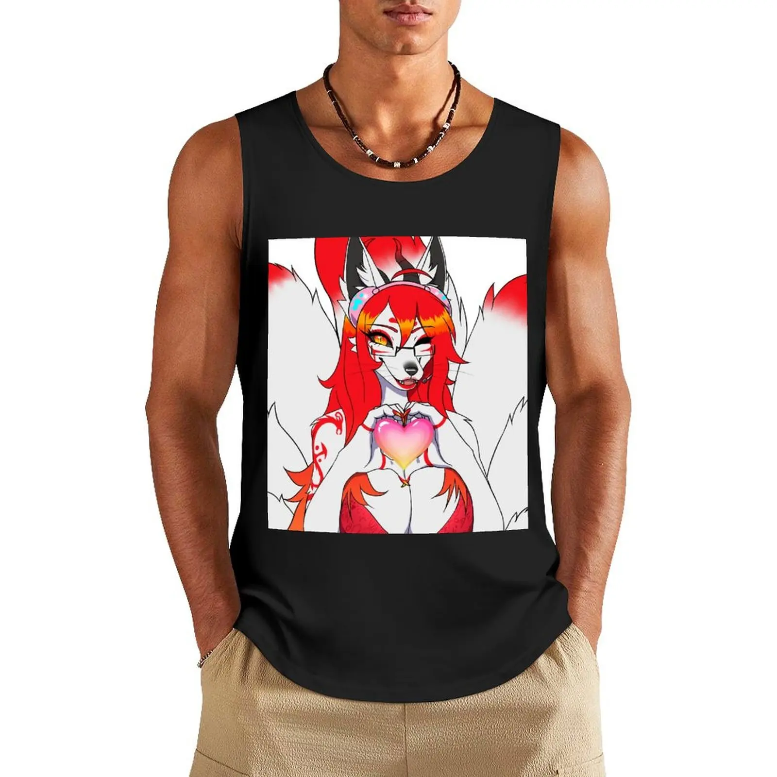 

furrylove Tank Top sleeveless tshirts for men gym wear men