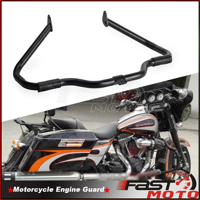 

Motorcycle Engine Guard Highway Crash Bar For Harley Touring Road King Street Electra Glide FLHT FLTR 1997-08 Bumper Protection