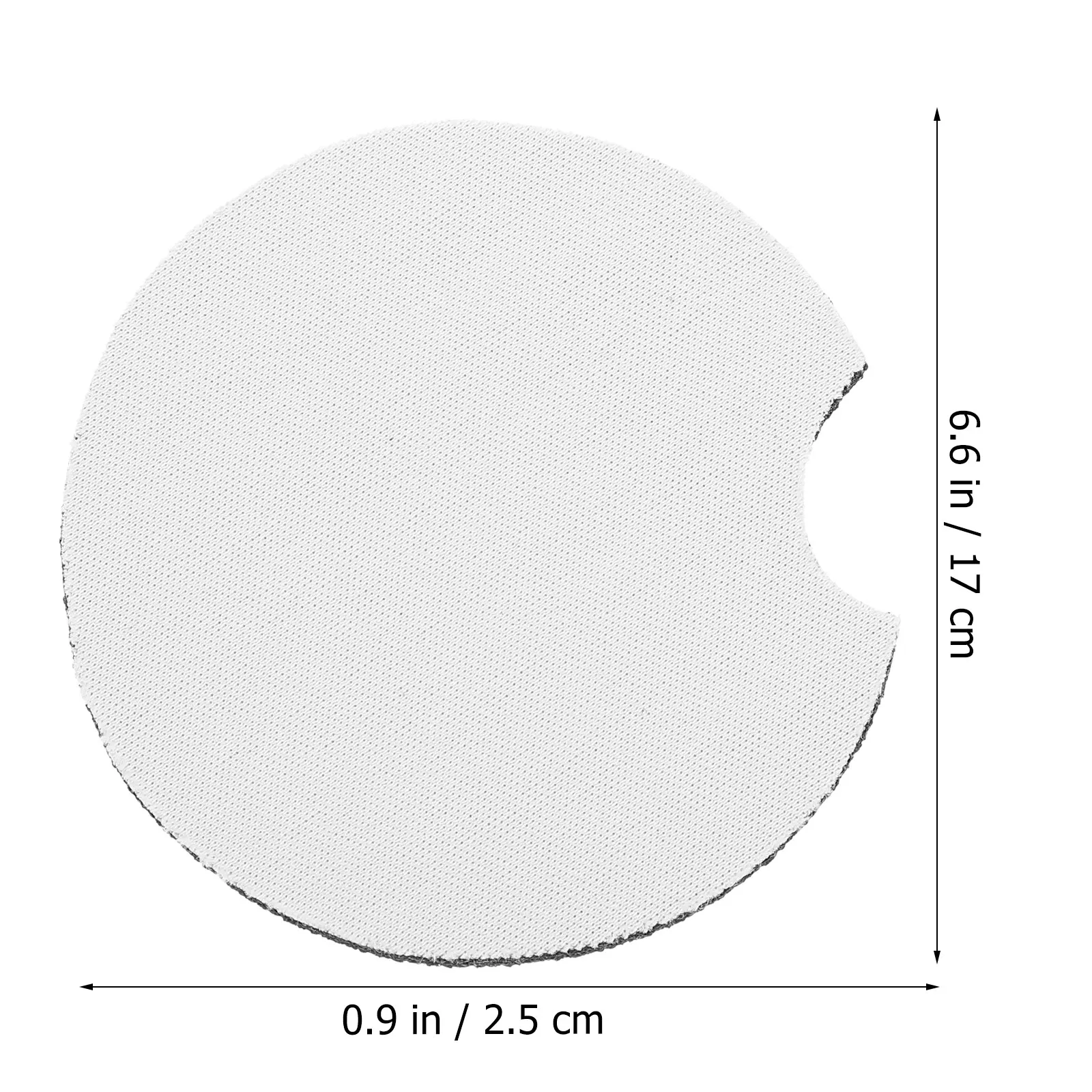 20Pcs Blank Sublimation Coasters Premium Ceramic Cup Mats for DIY Photo Transfer Wedding Home Decor Wear-Resistant Non-Slip Cup