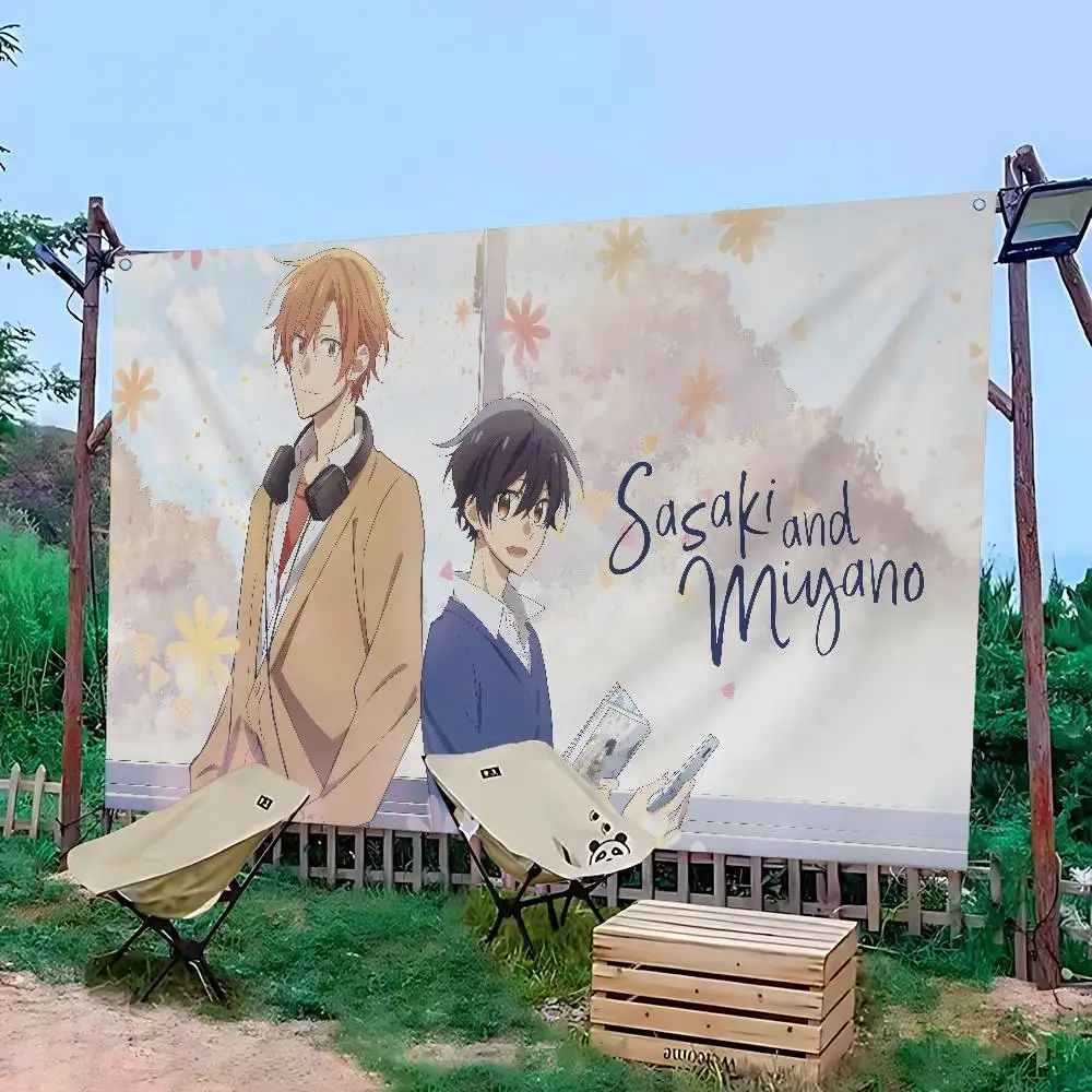 SASAKI and MIYANO Anime Advanced Printing Commercial Advertising Flag Company Party Banner