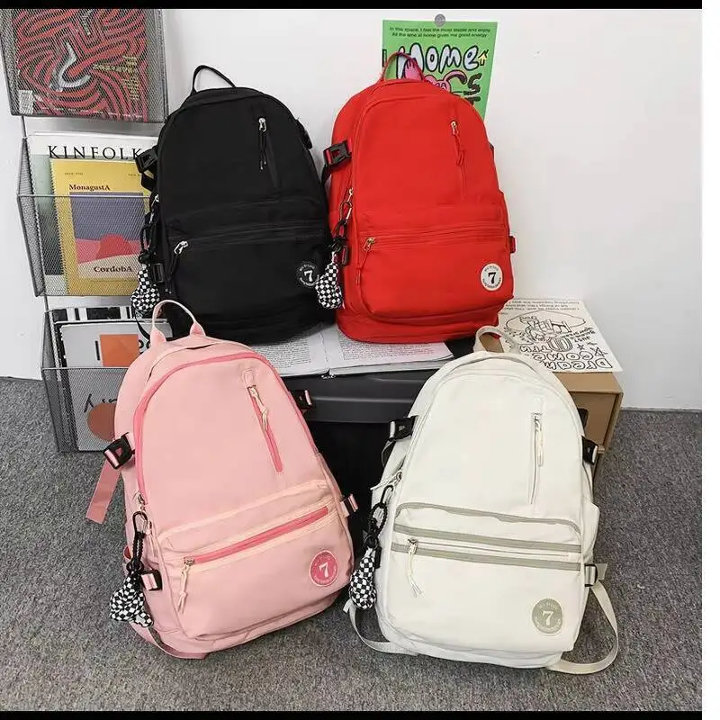 حقيبة ظهر Kawaii إكسسوار لطيف حقائب كتب كاجوال قلادة خفيفة الوزن حقائب نهارية للسفر حقيبة ظهر مقاومة للماء #1
