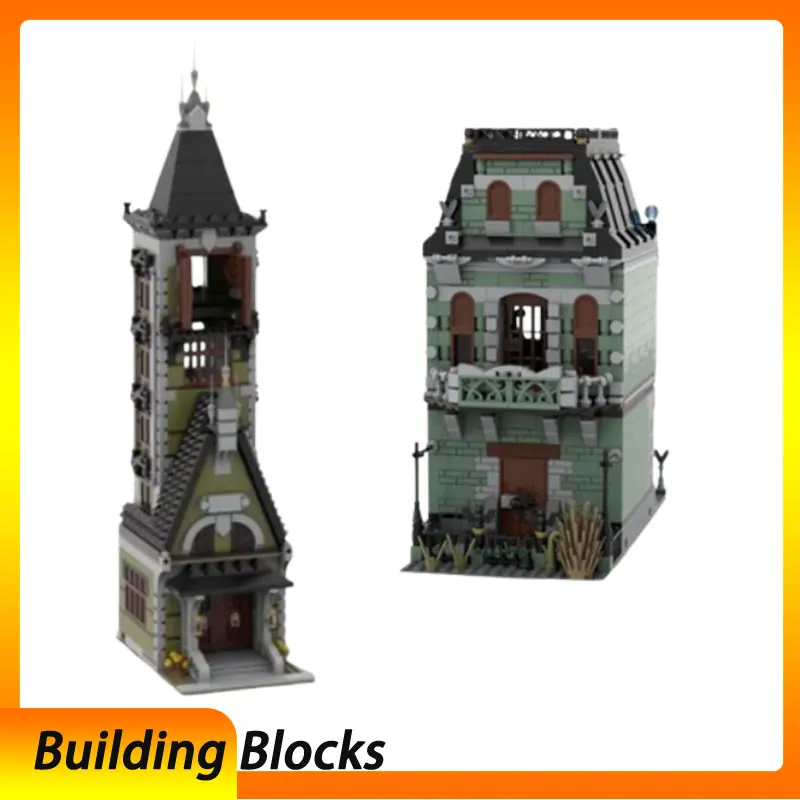 

Spot MOC-217609 152991 Church Castle DIY сборка мелких частиц строительные блоки развивающая игрушка модель подарочный набор украшений