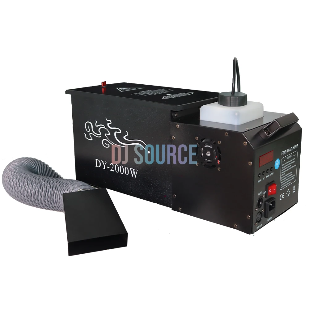 Mini Machine à brouillard basse à tête unique 2000W, équipement d'effet de Machine à fumée d'eau avec télécommande DMX512 DJ Disco Club effet de scène