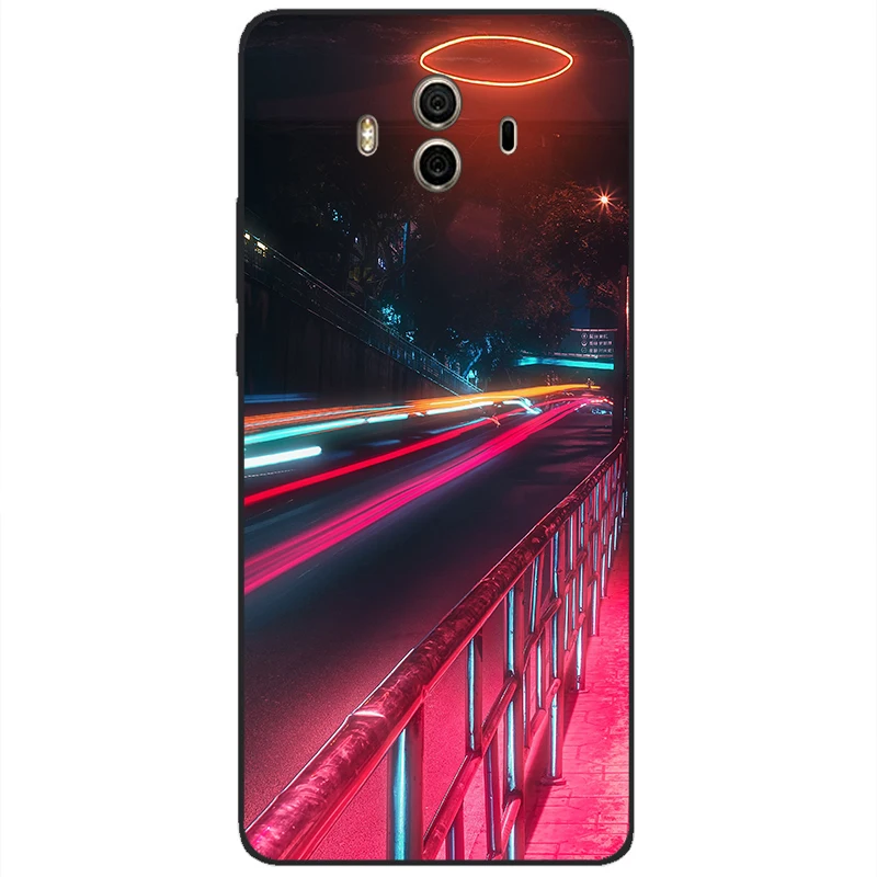 لهواوي ماتي 10 لايت/10 برو/mate10 ALP-L29 ALP-L09 ALP-AL00 كابا لهواوي ماتي 10 برو حافظة سوداء الوفير سيليكون غطاء الهاتف