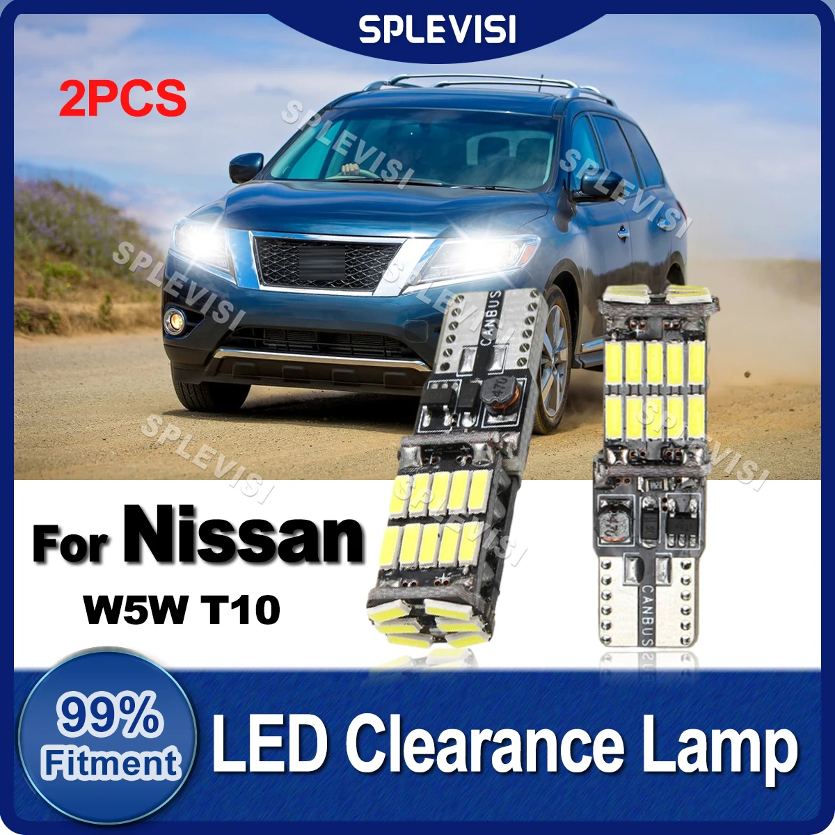 

W5W T10 Canbus LED Clearance Lamp Light Bulb For Nissan Pathfinder R51,R52 Juke F15 NV200 Patrol Y61,Y62 GT-R X-Trail T30 T31