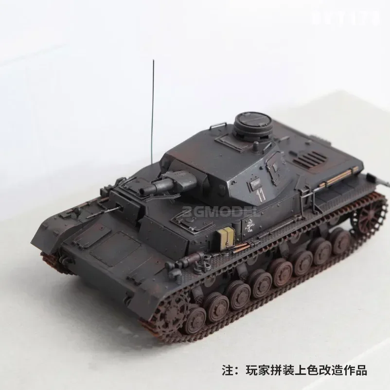1/35 Tamiya 모델 35096 Ge/rman IV 중형 탱크 군인 조립 규모 diy 장난감 모델 키트