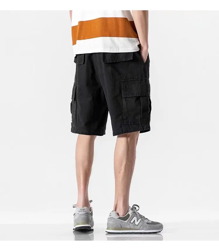 Men Shorts Cargo Shorts Big Size Shorts Breathable Cargo Short Casual Comfort Hip Hop Men Trend Cargo Shorts Casual Straight Sho