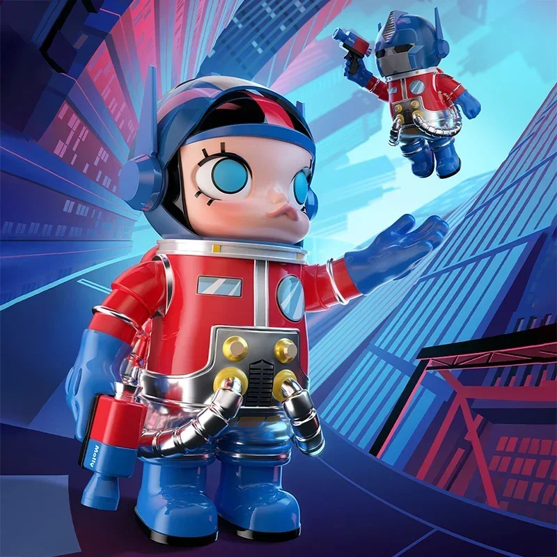 

Фигурка POP MART MEGA SPACE MOLLY-Optimus Prime, серия ограниченного выпуска, загадочная слепая коробка, коллекционное украшение, 400%
