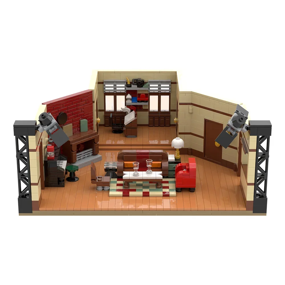 

MOC How I met your Mother Teds Apartment Building Blocks Model Teds Apartment Architecture Bricks Assembly Toys Kids DIY Gifts