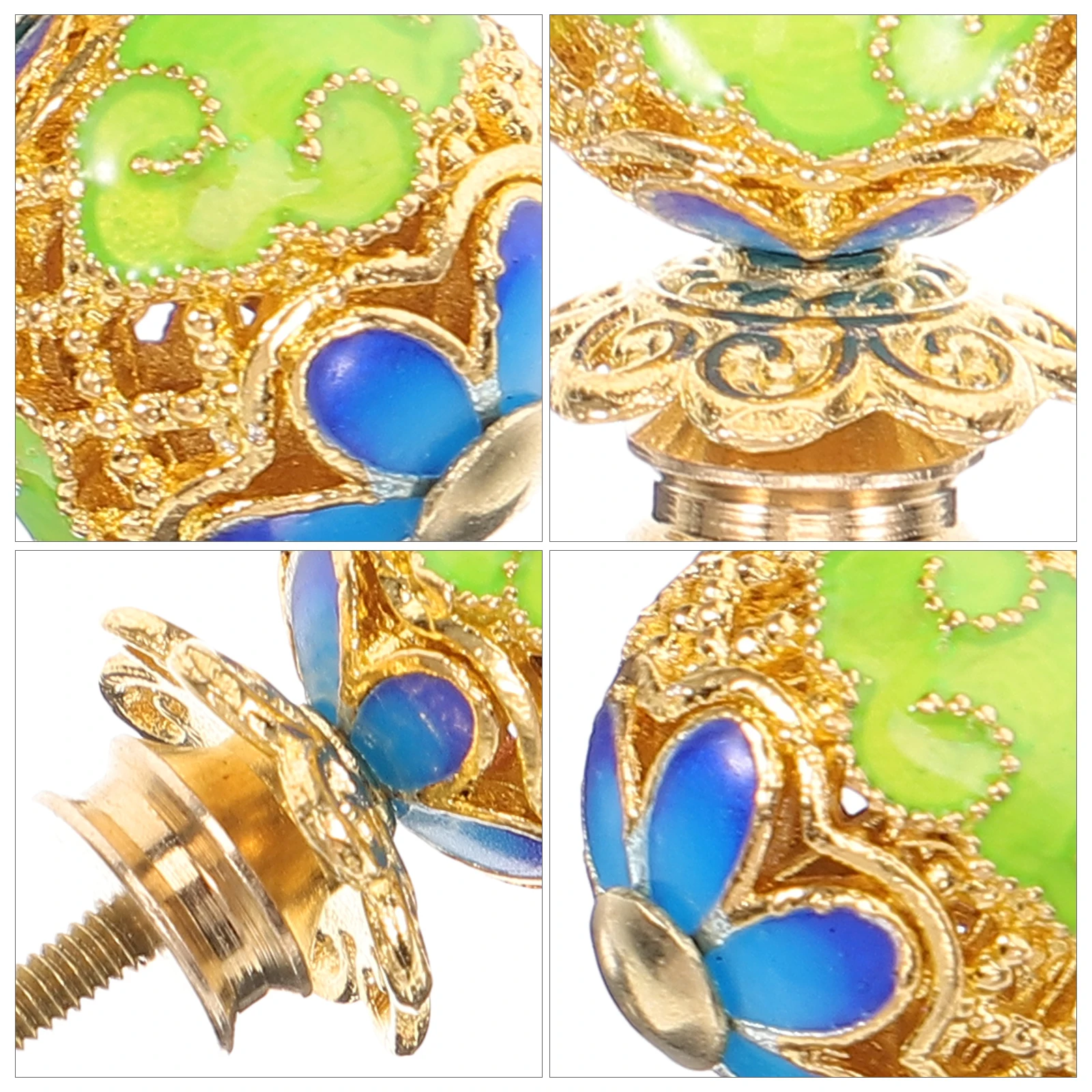 

Exquisite Metal Kettle Lid Knob Replacement Vintage Style Reusable Boil Water Teakettle Fittings Decorative Cover Handle For Tea