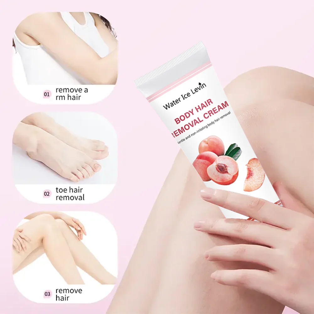 

Peach Hair Removal Cream for Men and Women, Painless, Fast, Gentle and Non-Irritating, Smooth and Refreshing Light Beige, Reconstruction of Confidence, Enjoying Silky Skin