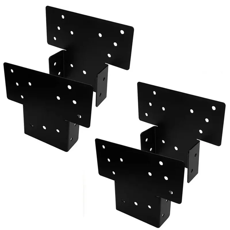 BAAR-3-Way T Brackets Heavy Duty T-Angle Corner For Extension Post Gazebos For Extension Post Gazebos, Patio, Pergolas