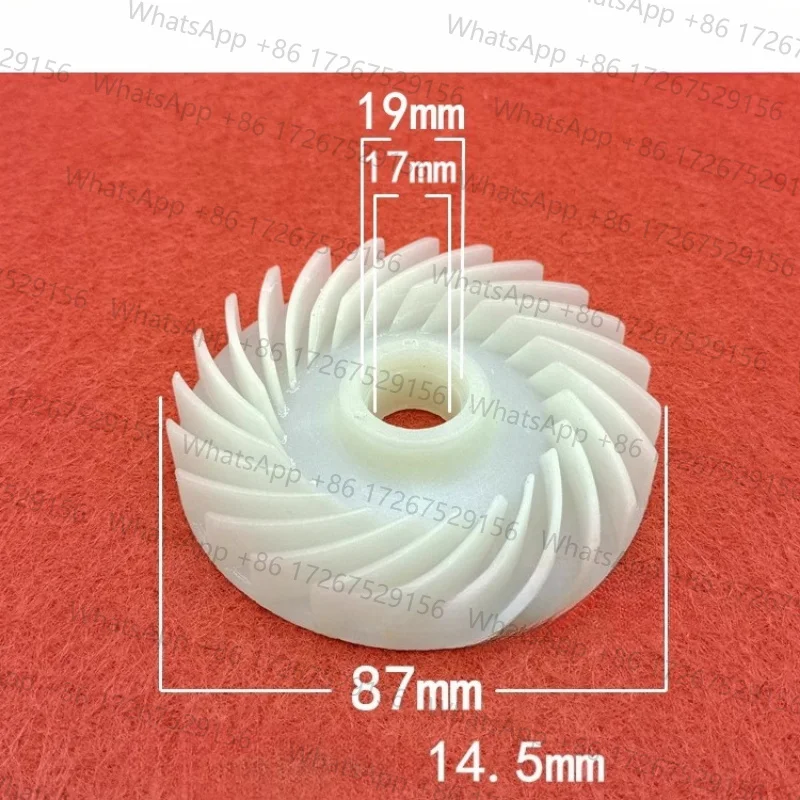 Hitachi C9 rotor fan for electric drills, chain saws, cutters and masonry machines with an inner diameter of 17mm.