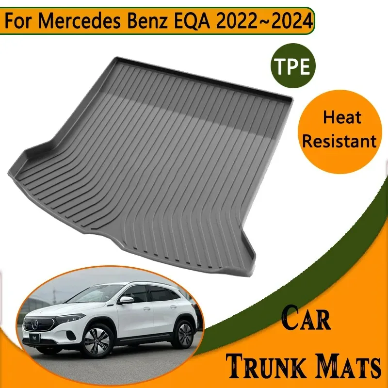 

Car Trunk For Mercedes Benz EQA 2022 2023 2024 Floor Mats Waterproof Anti-scratch TPE Material Storage Pad Cushion Accessories