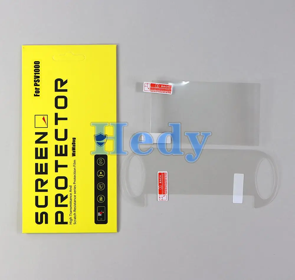 2 세트 전면 후면 HD 투명 보호 플라스틱 필름 표면 가드 커버 PSV1000 Psvita PS Vita PSV 2000 LCD 화면 보호기