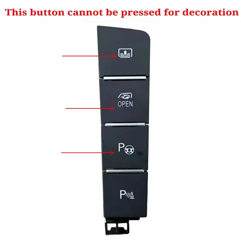 For VW MQB Jetta Mk7 2019-2022 Radar Full Key Switch Parking Button Central Control Decoration 17G 927 238 A 17G927238B