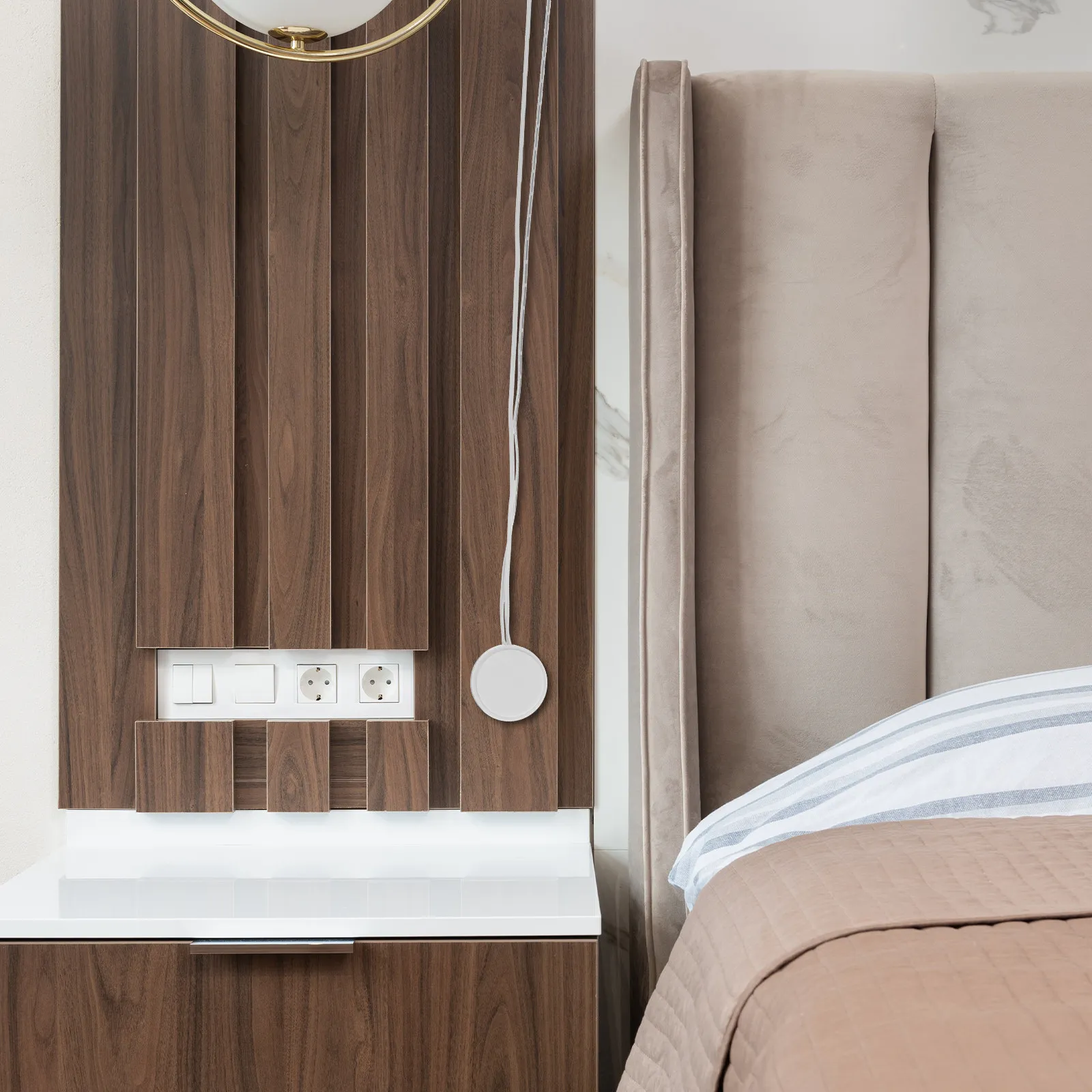 Touch Light Switch with Dimming Function for LED Cabinet Closet Pantry Lights ABS Touch Sensitive Lamp Controller Easy Install