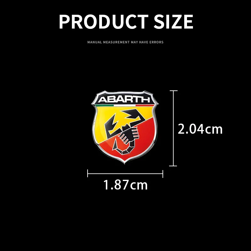 Car Stickers Car-Styling Logo Interior Decorative Accessories For Abarth Freemont Strada 500x Grande Punto Ducato Stilo Palio