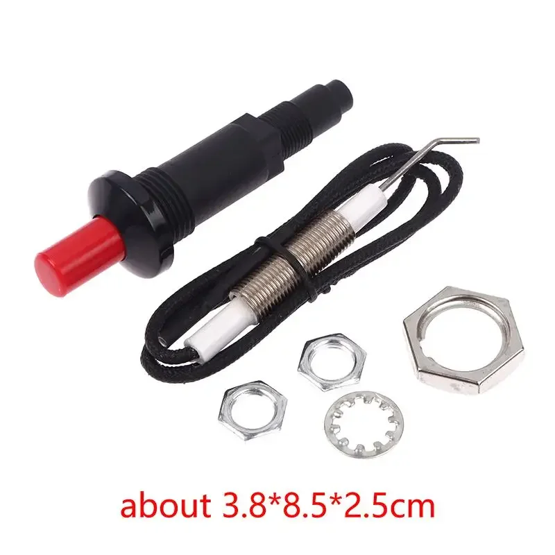 1 مجموعة لفرن موقد شواء التخييم التنزه دفع زر بيزو إشعال مع كابل شرارة الإشعال عدة الضغط إثارة