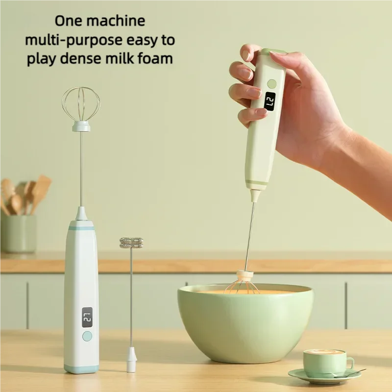 Xiami Youpin الحليب Frother Mijia USB قابلة للشحن 3 سرعة صانع فقاعات القهوة خفقت خلاط مقبض كهربائي خلاط البيض النمام أداة