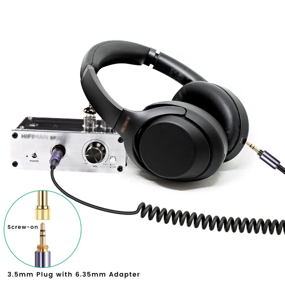 เปลี่ยนสายสัญญาณเสียงอัพเกรด Braided Tangle-Free สำหรับหูฟัง Sennheiser Urbanite XL Wireless Over-หูฟัง