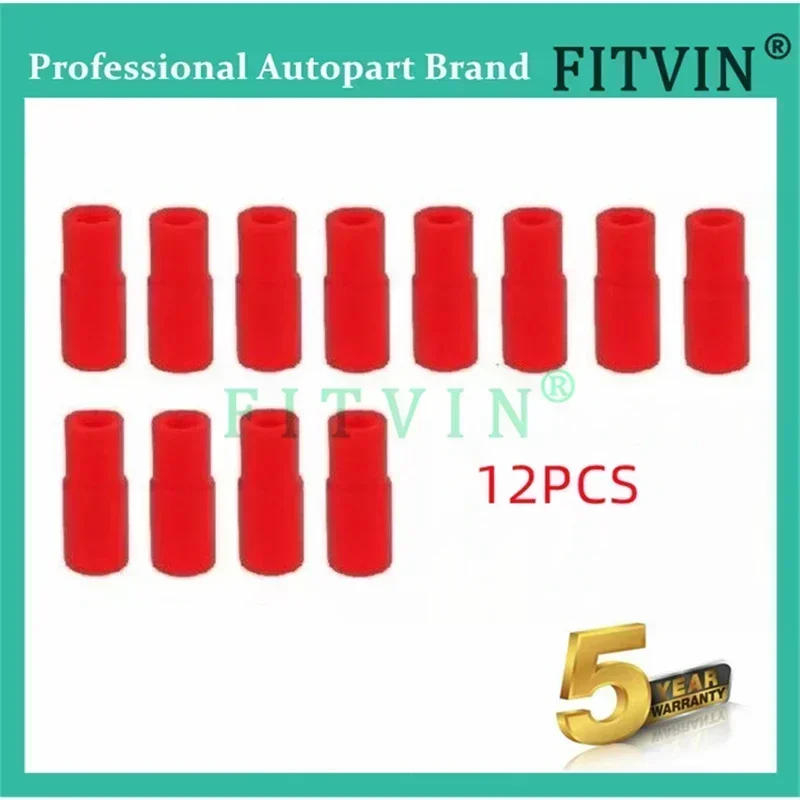 12pcs New Red Ignition Coil Rubber Sleeve A0001590060 0001590080 A0001590080 for Mercedes CL600 S600 SL600 CL65 SL65  2751500680