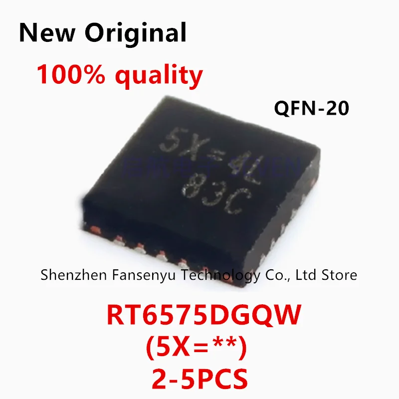 

(2-5piece) 100% New RT6575DGQW RT6575D 5X=1E 5X=.. QFN-20 Chipset