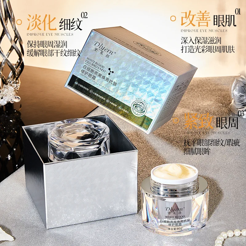 Collagen Bird's Nest Eye Cream Anti-Wrinkle,Diminishes Dark Circles  Reduces Fine Lines,Brightens Under Eyes Smooths Face Cream