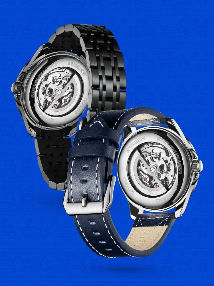 

Sports Transparent Automatic Watch Men's Luxury Watches Install Automatic mechanical Movement 30M waterproof Watch