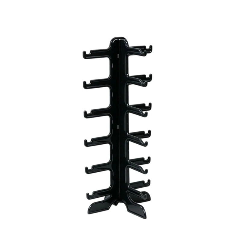  Independent Glasses Rack with Double Rails for Dresser Display at Home
