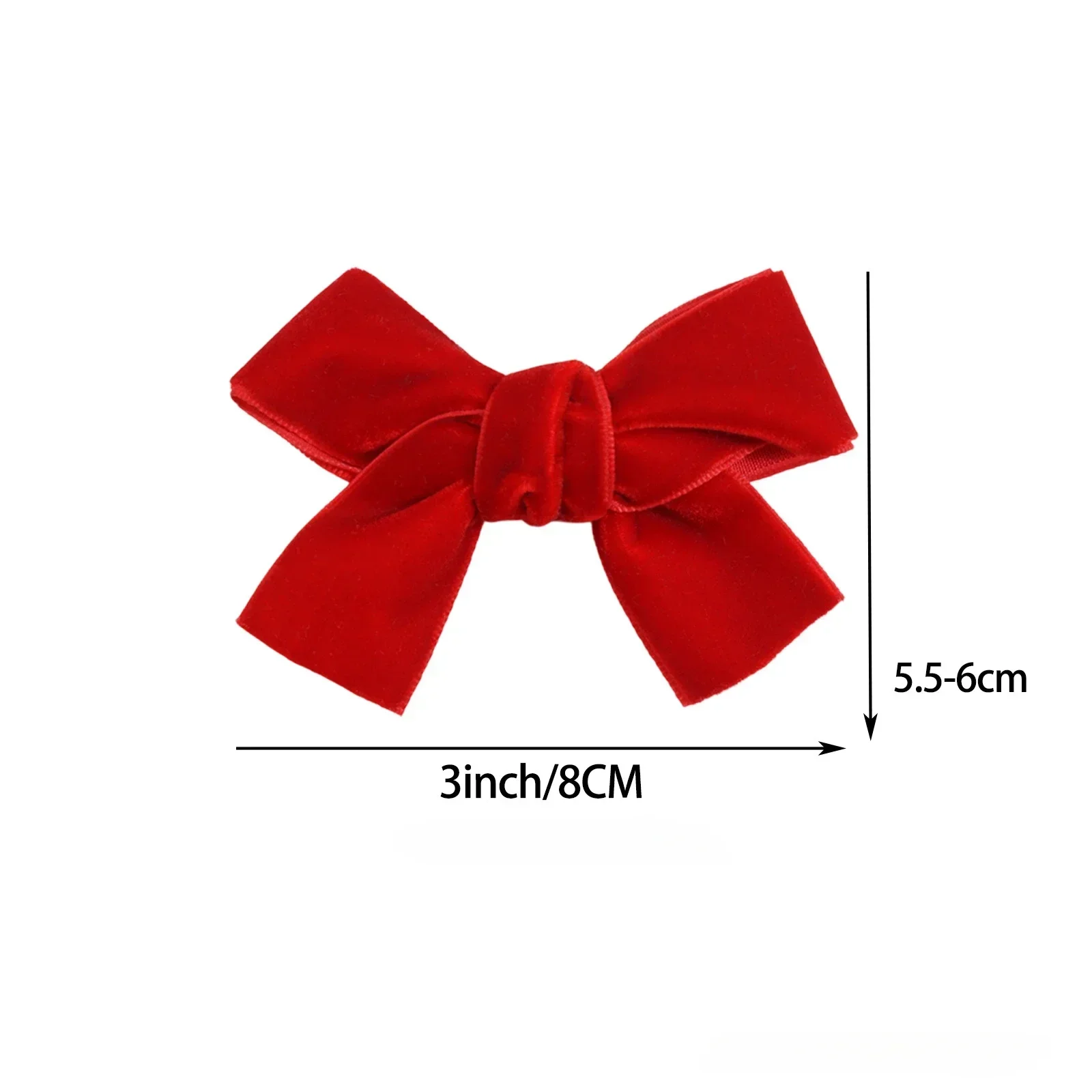 2pcs Velvet Bow Barrettes Women Temperament Ponytail Hairpin Hair Clip Girls Black Red Ribbon Hair Clip Fashion Hair Accessories