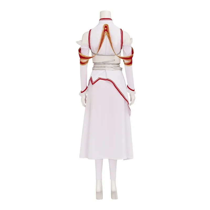 Anime Sword Art Online Yuuki Asuna Cosplay Kostium Peruka SAO Mundurek Sukienka Strój Bojowy Halloween dla Kobiet
