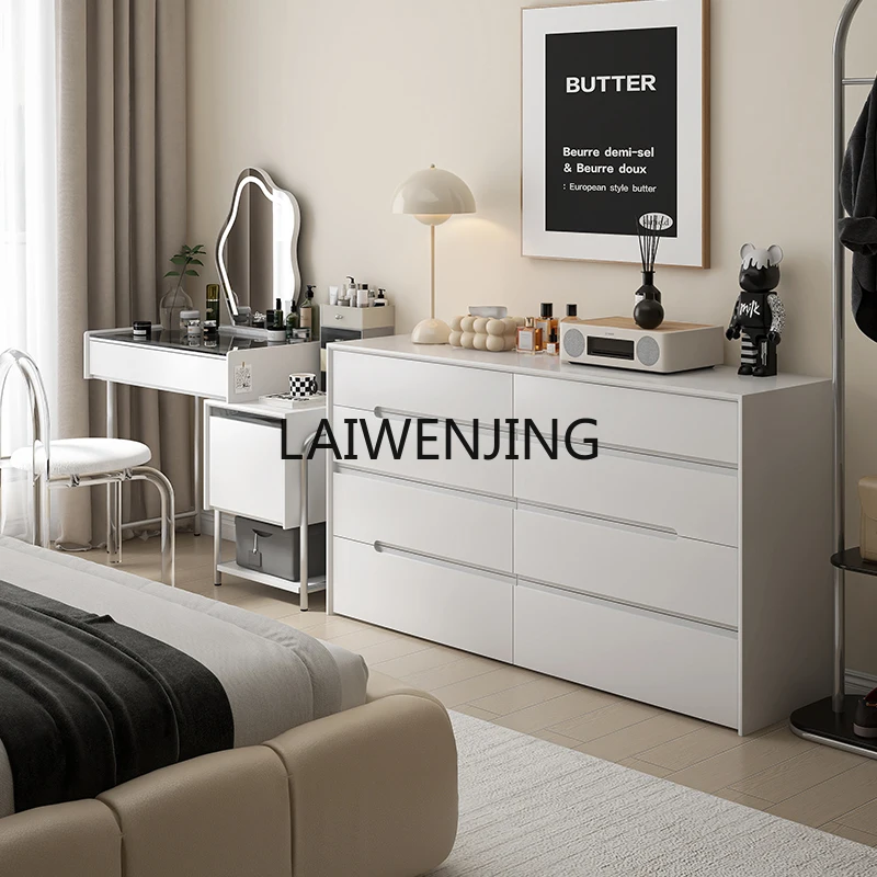 

SGF Flowing Cloud Bucket Cabinet Minimalist Footless Bedroom Solid Wood Bedside Storage Cabinet