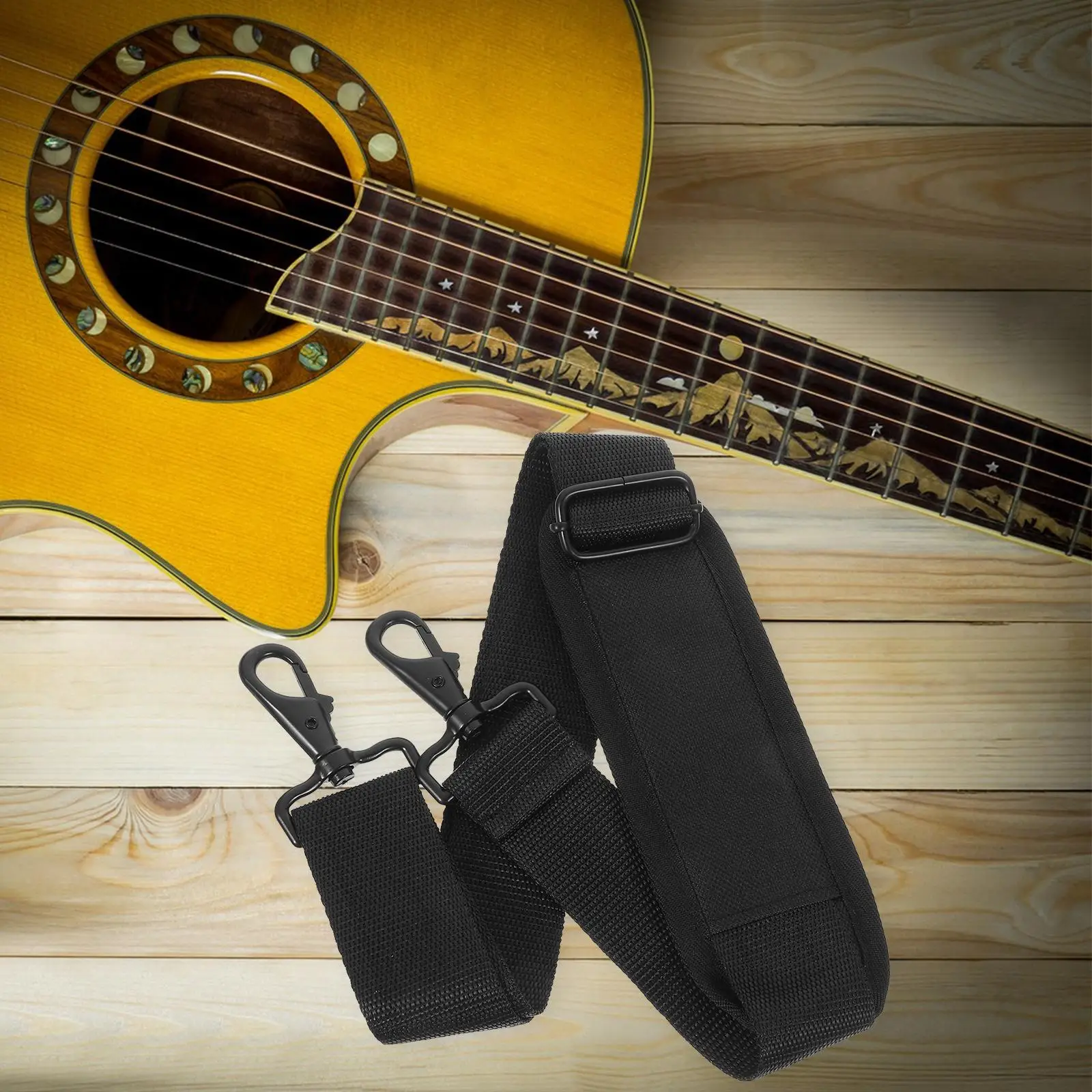 

2 Pcs Musical Instrument Bag Strap Padded Belts Case Straps Shoulder Harness Polyester Adjustable Design High