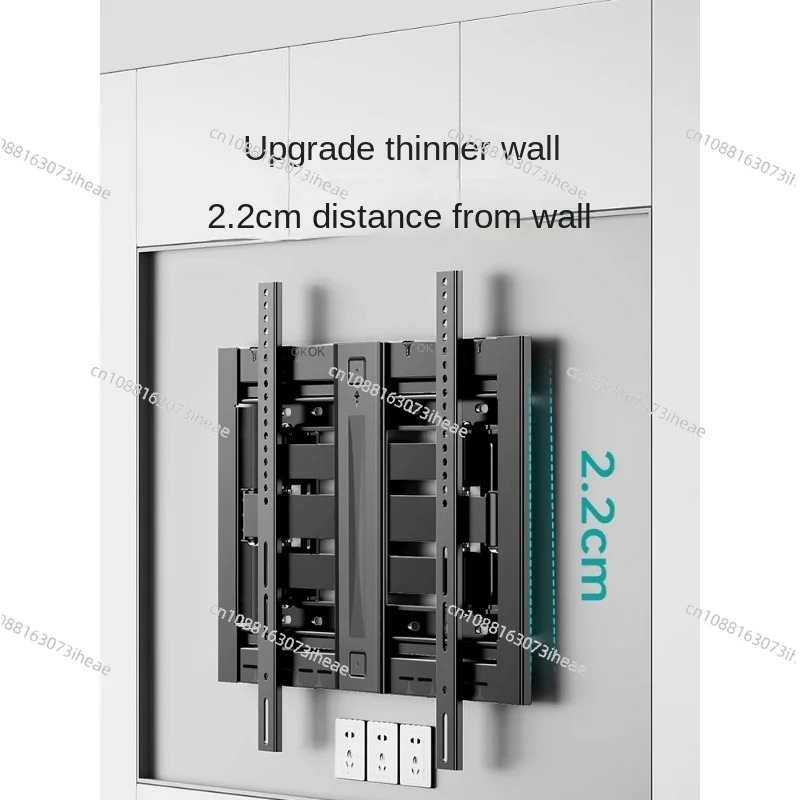 TV Universal Rack Ultra-Thin Telescopic Rotating Bracket X85/E3h/E3k55657585 Inch